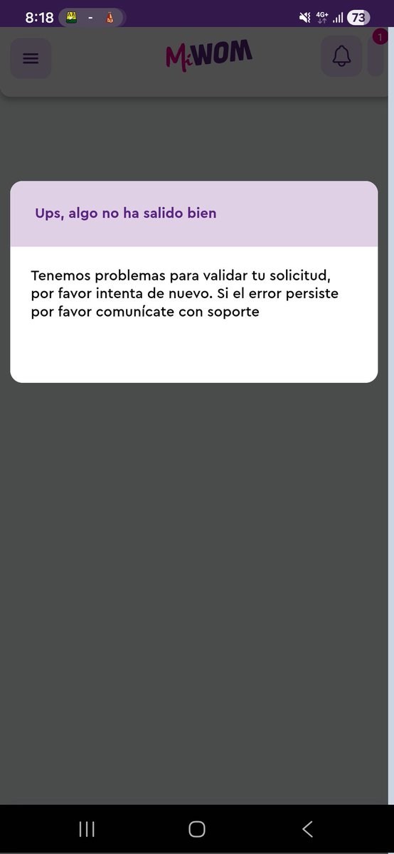 CarlosSGT's tweet photo. @womcolombia no sirve la app en mi S22+. Llevo desde el viernes 6 de febrero sin poder revisar mi cuenta y solo se puede hacer por la app. No les importa prestar un buen servicio al usuario. @Ministerio_TIC. https://t.co/rotwPHaiDJ