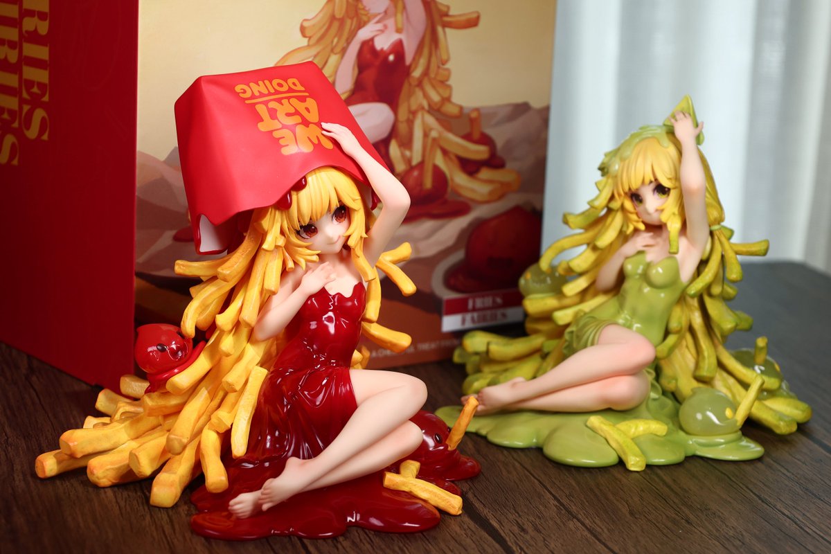 WeArtDoing's tweet image. Inspired by fries, made to be magical 🍟
Fries Fairies turn something familiar into something special.
Simple fun, done right.
Click to get yours👉
sanktoys.com/products/sleep…

#fries  #tomatoes  #animegirl #arttoy #designertoy #fairy #wasabi #weartdoing