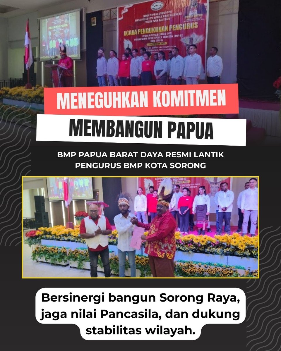BMP Papua Barat Daya Resmi Lantik Pengurus BMP Kota Sorong