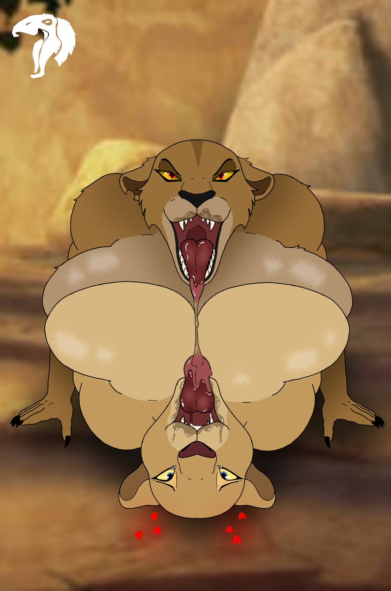 "Welcome hooome, simba~"

Zira giving nala some special company