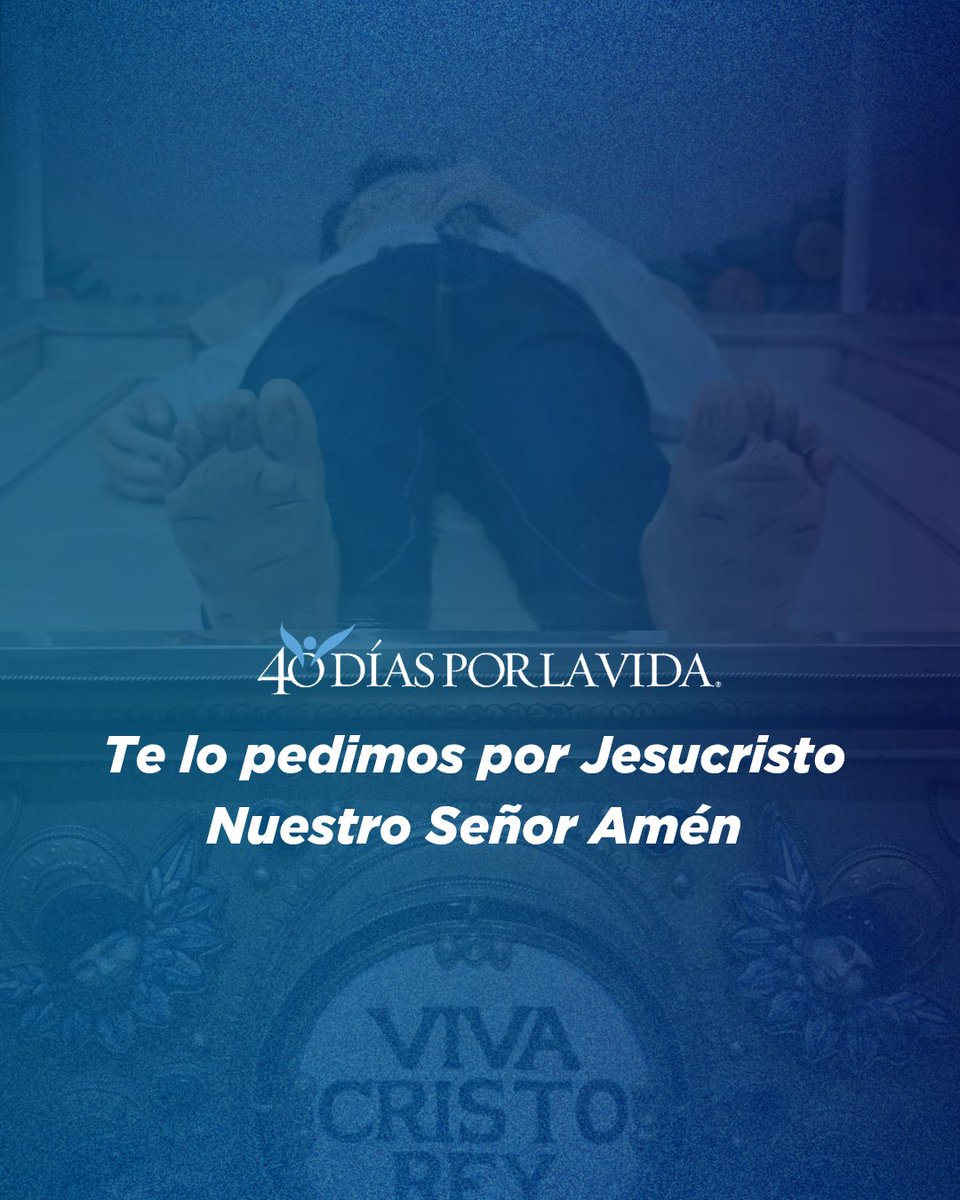 Frente a las reliquias de Joselito hemos encomendado la próxima campaña de 40 Días por la vida en Cuaresma 

El acompañarnos en momentos intimos de oración por el fin del aborto

 #OraUnaHora