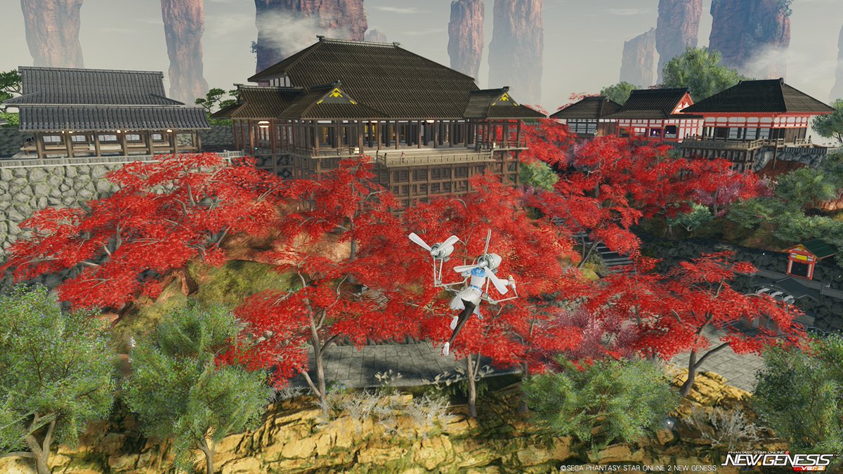 こちらへ行ってきました
最近はドローンで撮るのが主流のようなので
私も空撮しました～🤗

#PSO2NGS
#クリエイティブスペース