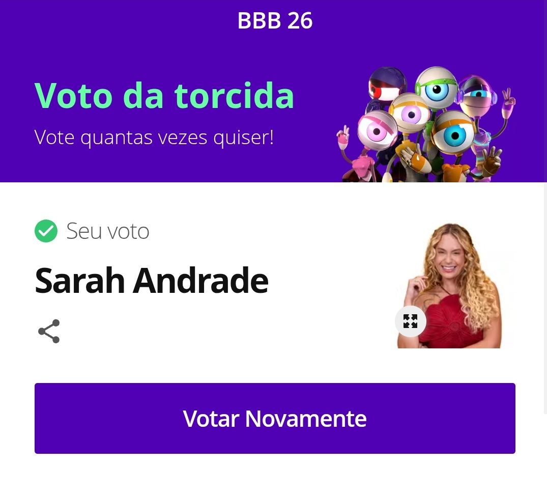 GabsAssiste's tweet image. esse VT da trindade de frouxos só me fez votar mais
BORAAAA #ForaSarah #bbb26