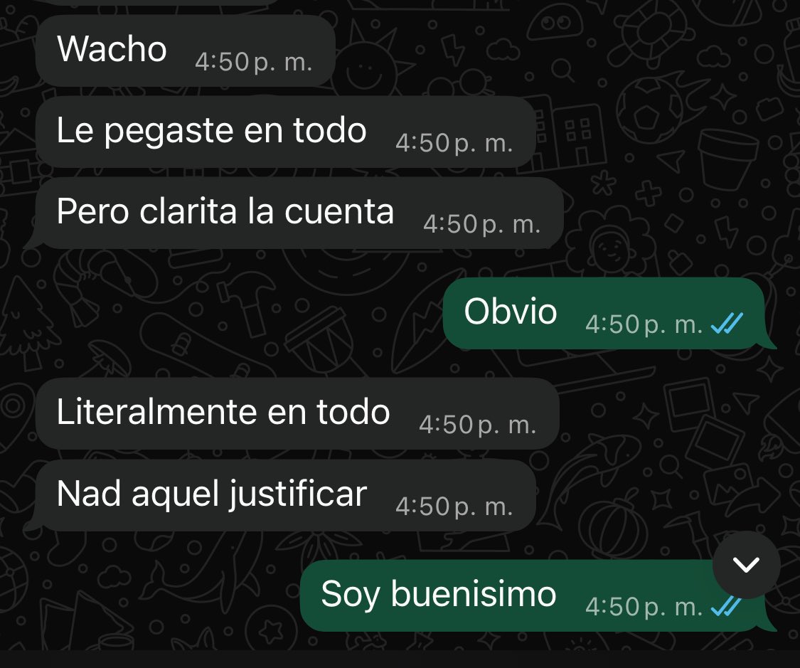 Cuando sean asi de buenos leyendo las cartas me hablan