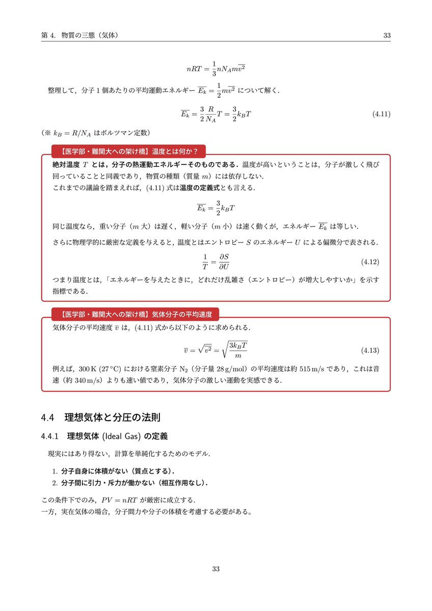 様子がおかしい化学のテキスト