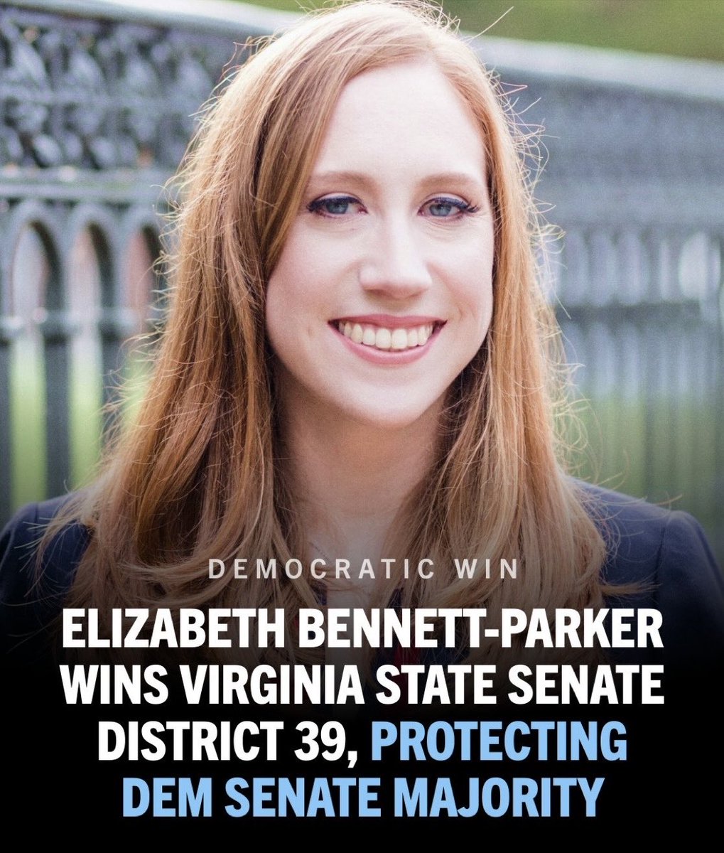 Drop a 💙 to congratulate Senator-elect Bennett-Parker!