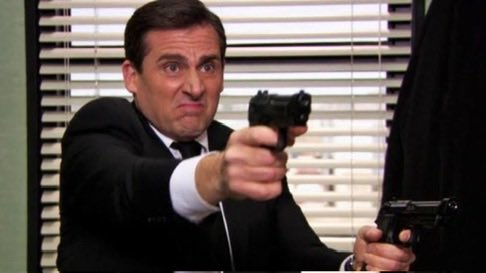 The Office fact of the day:

The same actor who plays Michael Scott also plays the parts of Prison Mike, Michael Scarn, and Date Mike!