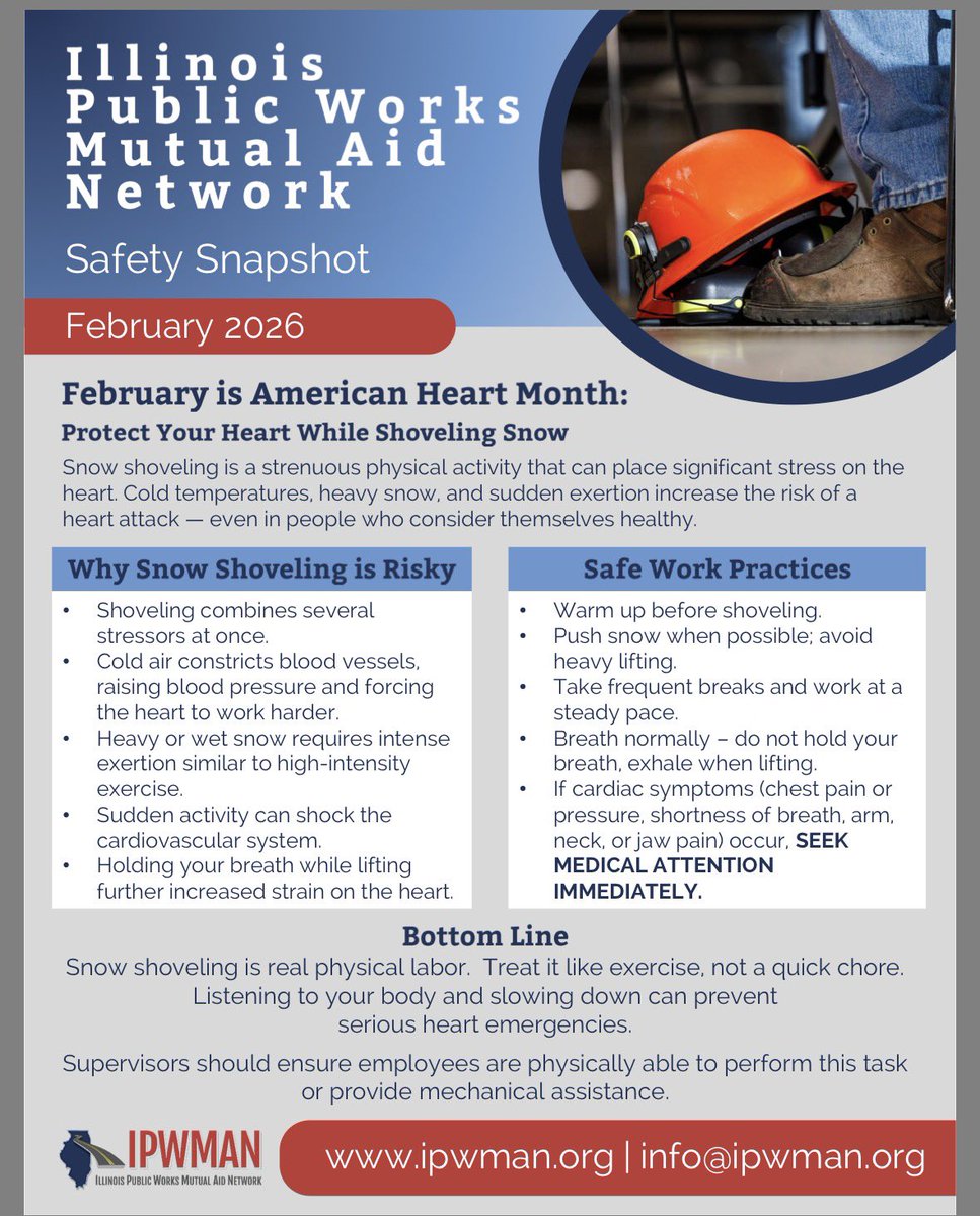 Safety snapshot for the month! 
#MutualAid #IPWMAN #SafetyFirst