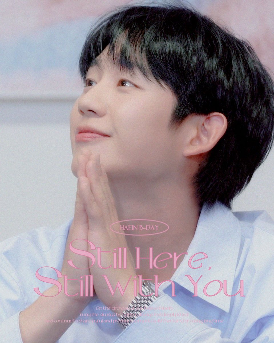 stillwithu0401's tweet photo. 🩵HAPPY HAEIN DAY 04.01.🩵

☀️ 주제 : Still Here, Still With You  
☀️ 장소 : 서울 성동구 왕십리로 110 1층, 2층   핑크오븐 
☀️ 기간 : 3월29일(일) - 4월 1일(수)
☀️ 영업시간 11AM -  7PM

🌟이벤트🌟
-기본특전(선착특전 매일5명/4월1일 10명)
-미니전시 (사진&amp;영상)
-럭키드로우 
-굿즈 https://t.co/eiOSbAnhsz