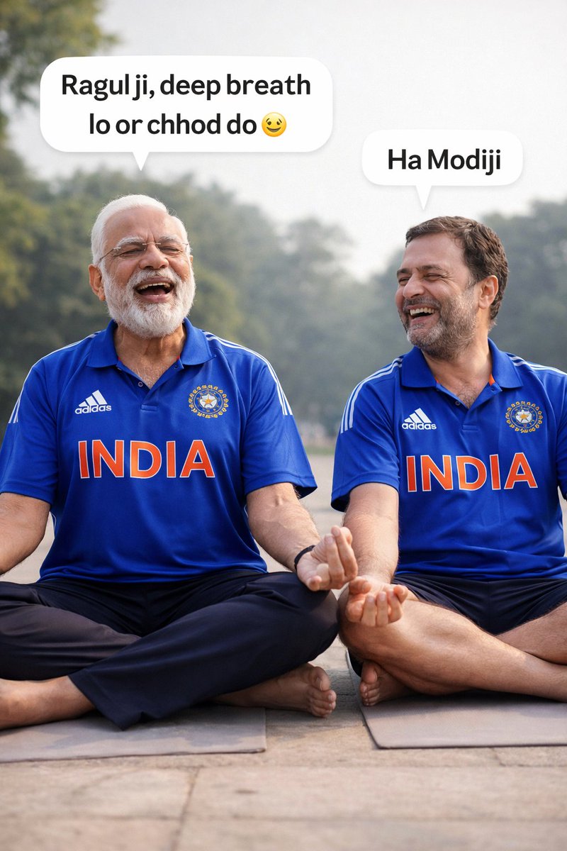 Deep breath. Big smiles. No debates. 😄
#Happiness #yoga