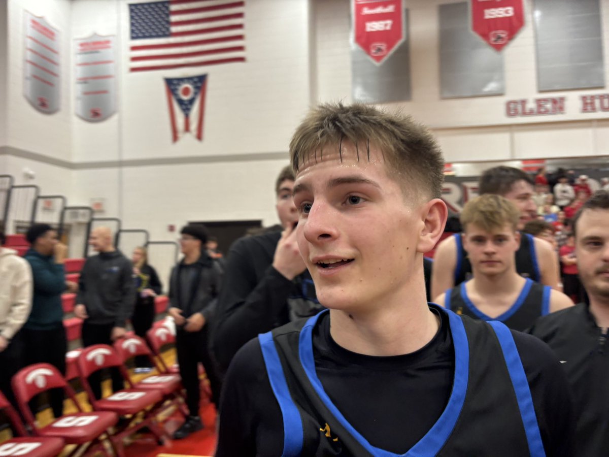 SWassermanTV's tweet image. 1726 points and counting. 

Congratulations to @Maysville_Bball’s Gator Nichols: the all-time leading scorer in Panthers boys basketball history!

@M_H_S_Panthers @gator_nichols @WHIZscores 

He embraces Alex Bobb, whose record he breaks.