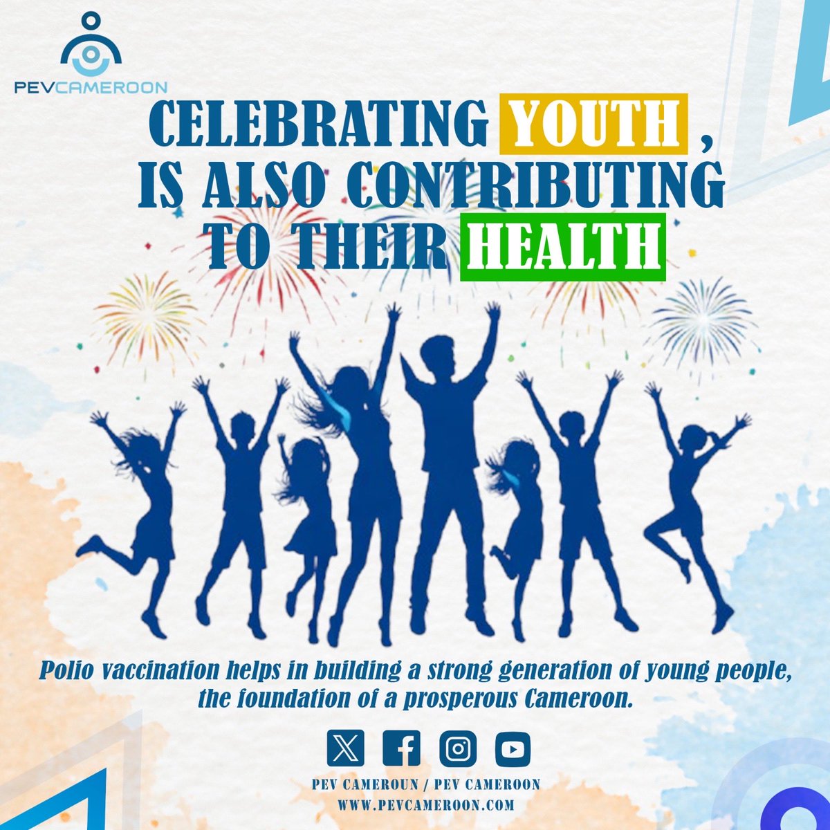 En cette Fête de la Jeunesse, célébrons cette jeunesse pleine de potentiel en agissant pour sa santé, son bien-être et son avenir.
As we mark Youth Day, let’s honor a generation full of promise by taking action for their health, well-being, and future.
#StopPolio237 #zeropolio26