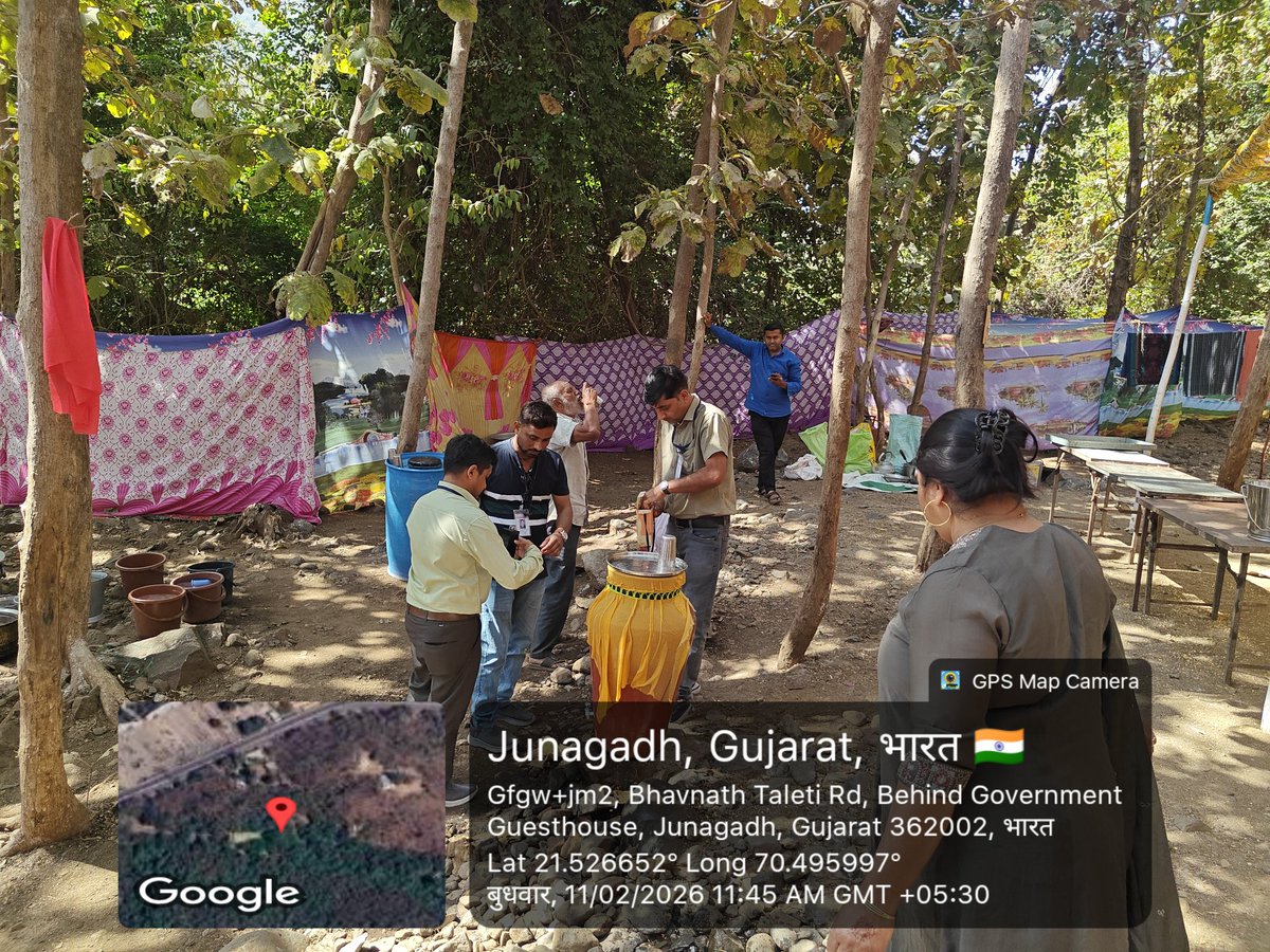 PHCKHORASA's tweet photo. આજ રોજ મહાશિવરાત્રિ ના મેળા ને અનુસંધાને અન્ન ક્ષેત્રો માં પીવા ના પાણી નું ક્લોરિન ટેસ્ટ કરવામાં આવ્યું https://t.co/6Vq3Jz6ACe