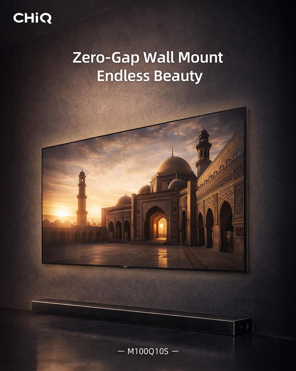 CHiQ_Uganda's tweet photo. I salute the details in every scene. 📷📷
With CHiQ's Zero-Gap Mounting Stand, the TV approaches the wall perfectly to give your home a modern, sleek look and a more immersive viewing experience.
#CHiQ #SmartwithStyle #chiqtv https://t.co/KBNlpBjq4o