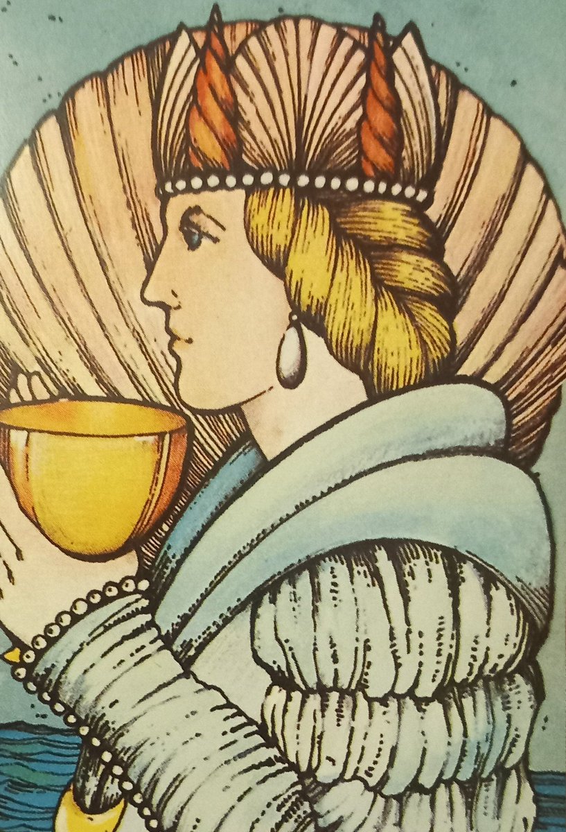 mysticjames1111's tweet image. 11/02/26
Queen of Cups 
Morgan-Greer #Tarot 
This Queen reminds you to focus on your own emotional health.
Take some time to heal inwardly and develop a greater degree of self-love
#compassion #caring
