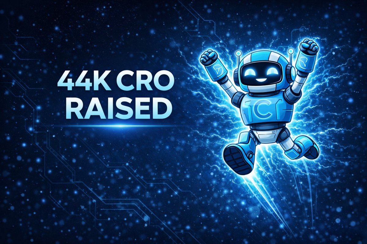 We’re almost there, #crofam 🚀
44K CRO raised in less than 24–48 hours that’s massive progress and true strength.
Still got time, there’s  room for more to join . Let’s push together and hit the 65K CRO target 💪
Thank you to every single member of the CROFAM for getting us this