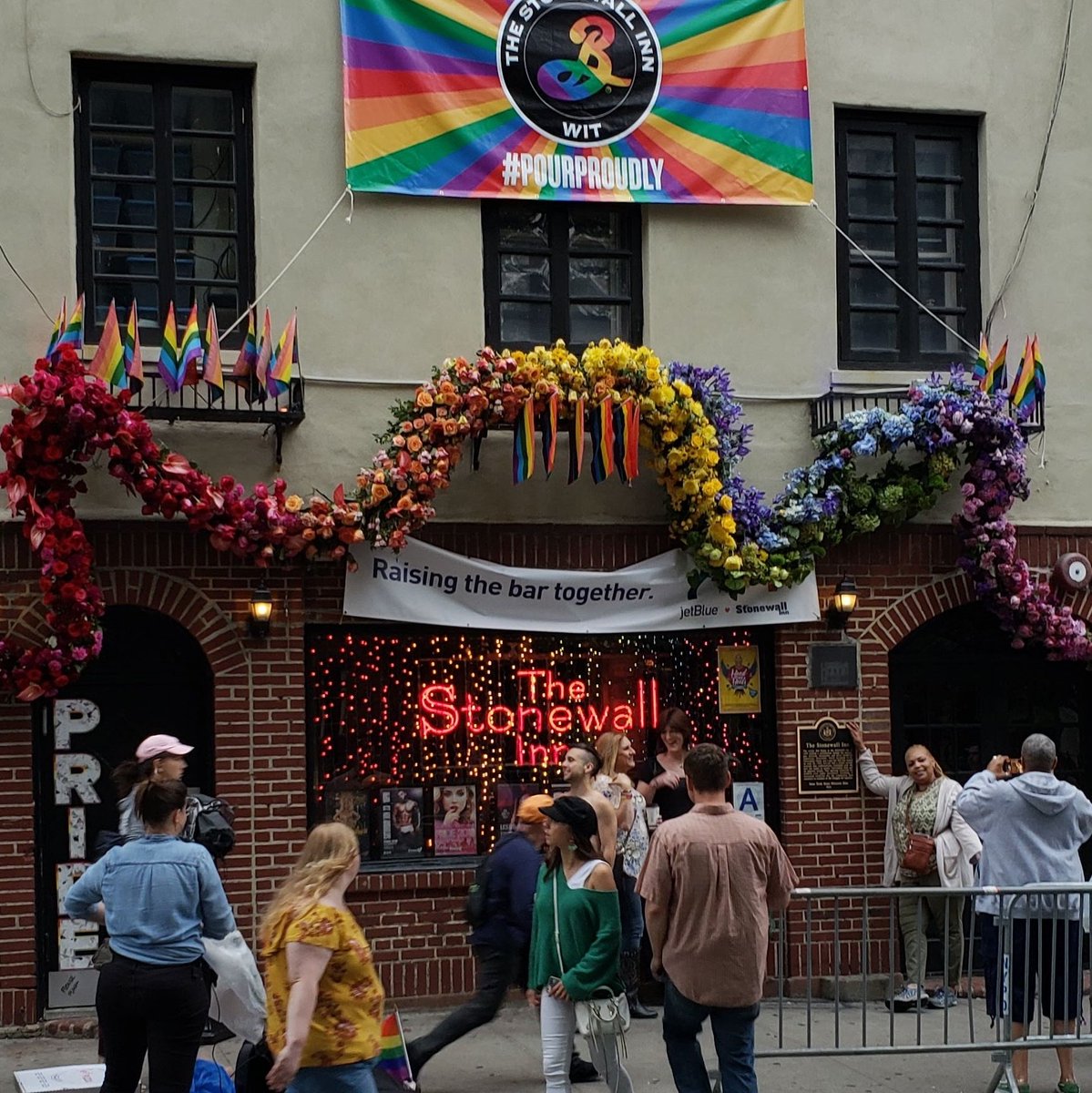 Donald Trump may be able to take down a Pride flag, but he can never take away the history of the Stonewall Inn.

My heart is with the LGBTQ+ community today. 🏳️‍🌈🏳️‍🌈🏳️‍🌈