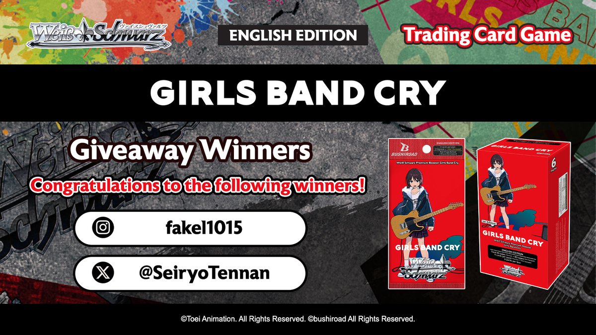 Weiß Schwarz TCG tweet media