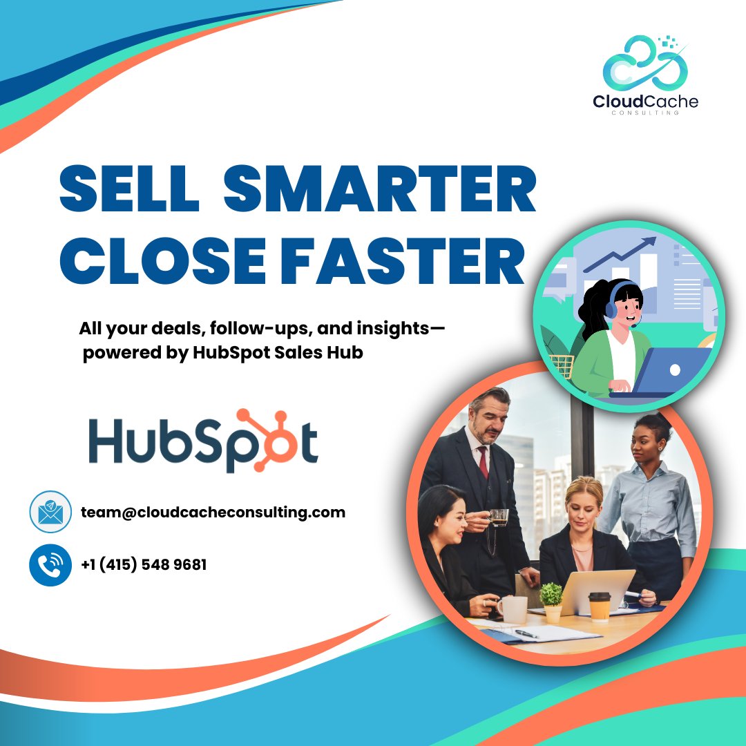 Cloudcachecon's tweet photo. Boost sales and team productivity with HubSpot #SalesHub.

Eliminate missed follow-ups, scattered data, and communication gaps. Manage pipeline, emails, tasks, and insights in one place.

Better automation. Higher conversions. More closed deals.

 https://t.co/3kLaSjkJCP https://t.co/7N8GyVWLjX