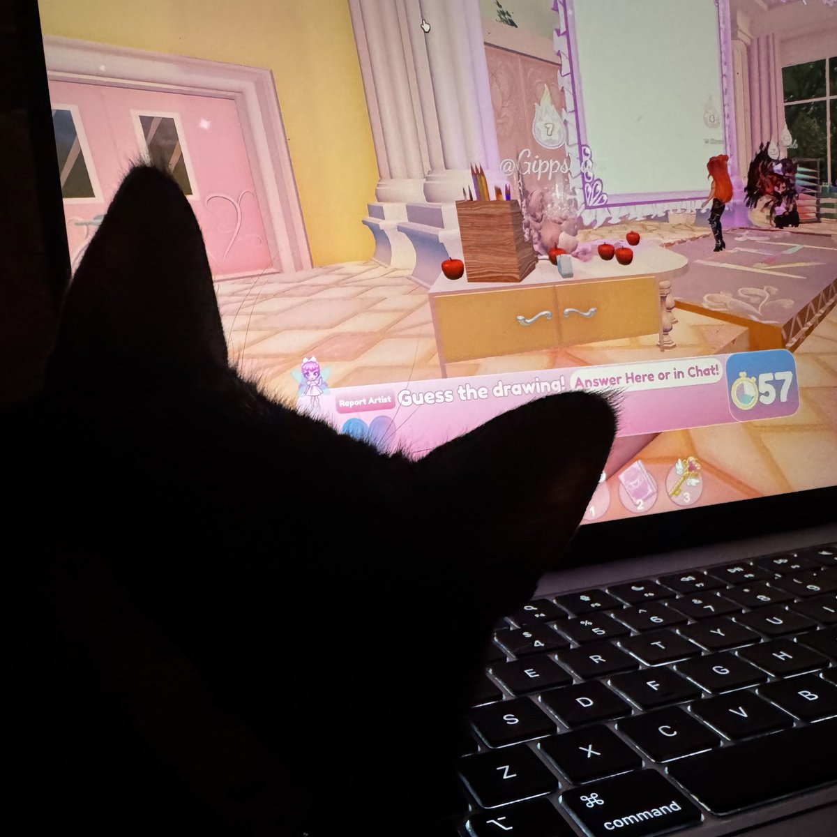 my little royale high buddy 🫶

well, she’s nice until she sees something exciting to attack at and then pounces at the screen…

#royalehigh #cat