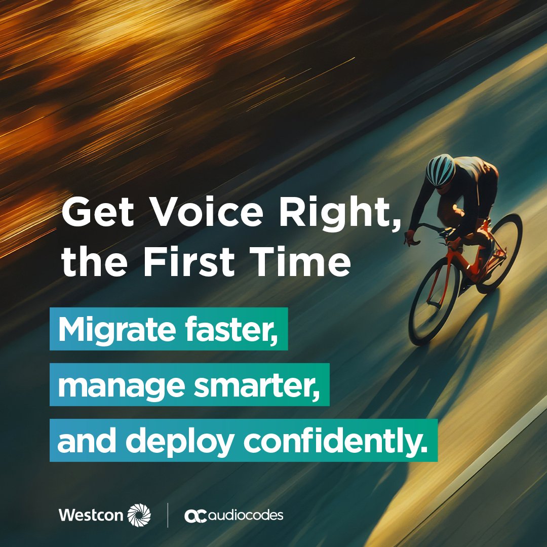 AudioCodes Live powers PSTN Teams voice. Westcon-Comstor brings the expertise to make it real.
 👉 Explore more: okt.to/QdAVSD