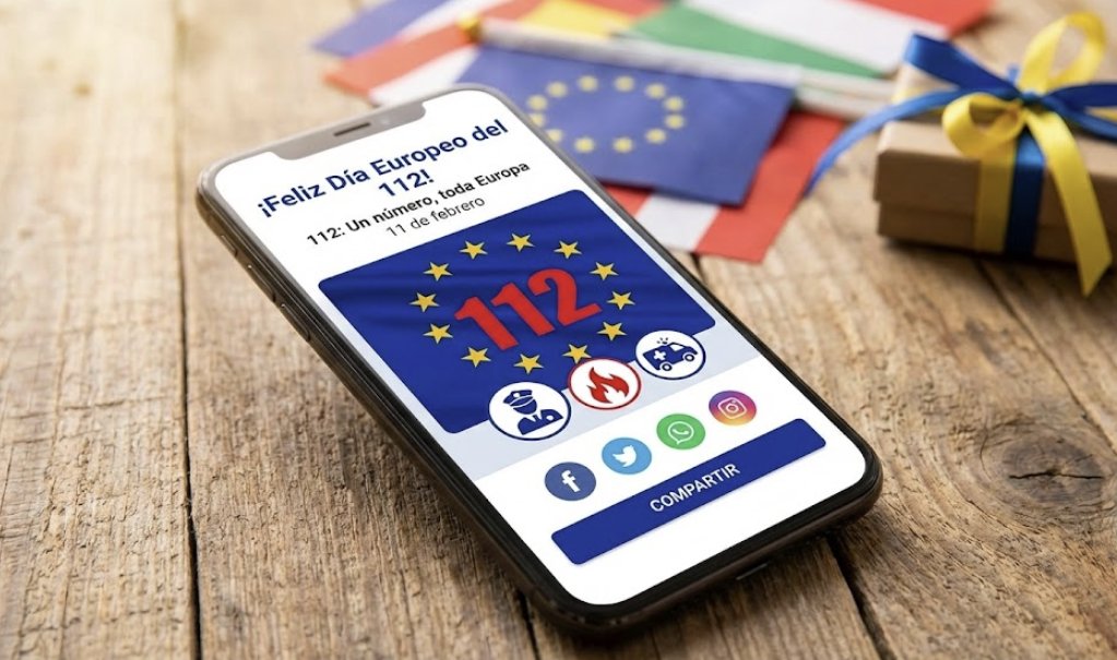 Hoy conmemoramos el #DíaEuropeo112

Úsalo solo en caso de emergencia ⚠️🚑🚒

Porque una llamada a tiempo puede marcar la diferencia 💙

#112Day2026