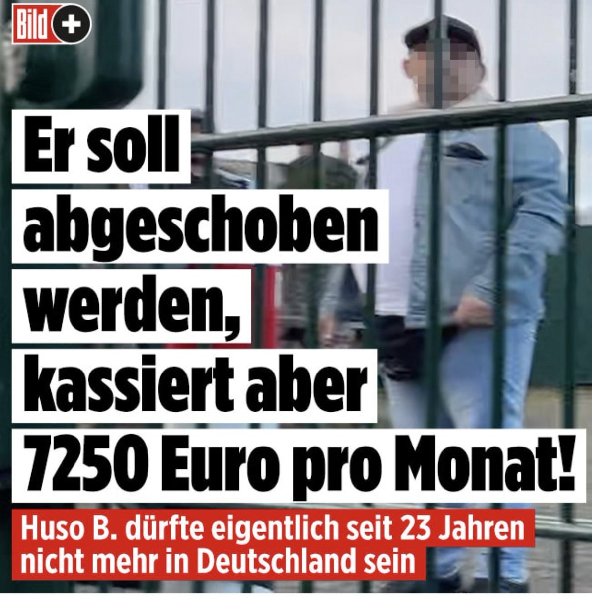Solange die Ämter zahlen, bleiben solche Leute natürlich hier!

Huso B. und seine Familie bekommen 7250 Euro pro Monat!
Obwohl er kriminell und ausreisepflichtig ist!
Er dürfte schon seit 23! Jahren nicht mehr in Deutschland sein!

bild.de/regional/koeln…