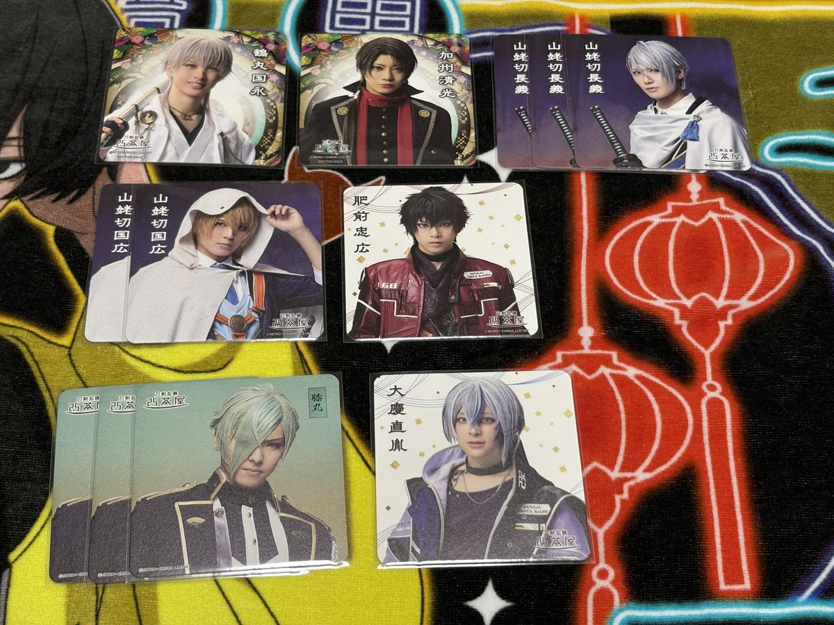 ミュージカル刀剣乱舞 2.5茶屋 刀ミュ コースター 譲 ☆長義 ☆加州