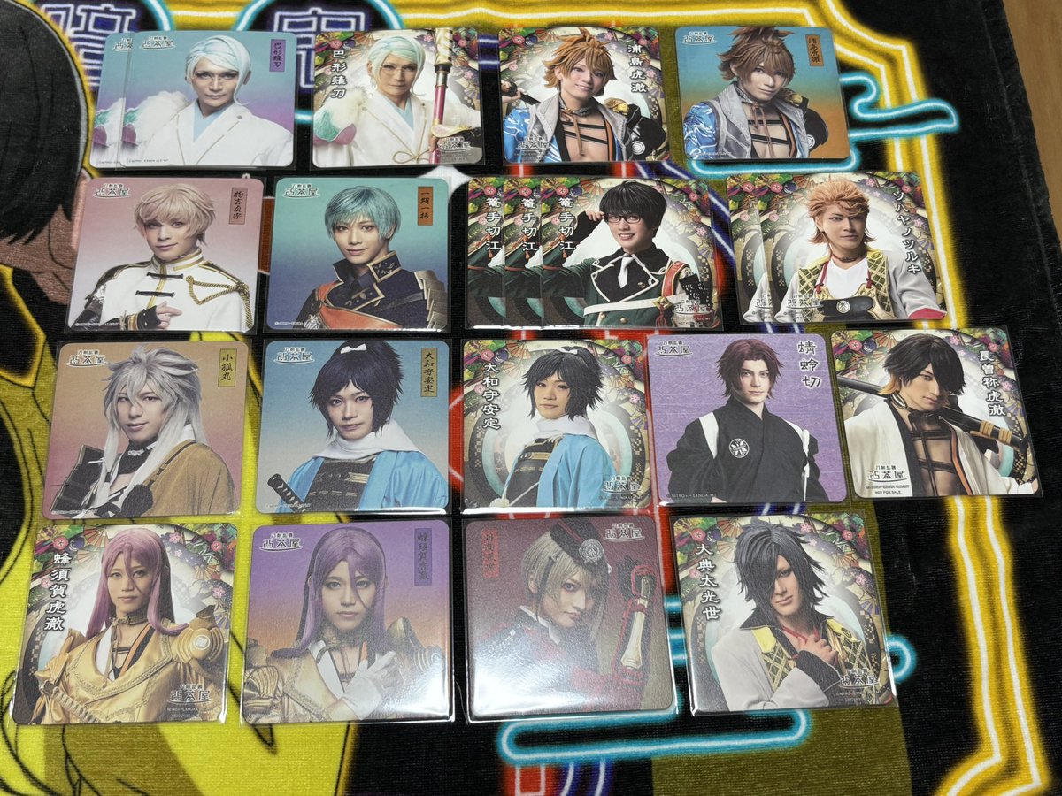 ミュージカル刀剣乱舞 2.5茶屋 刀ミュ コースター 譲 ☆長義 ☆加州
