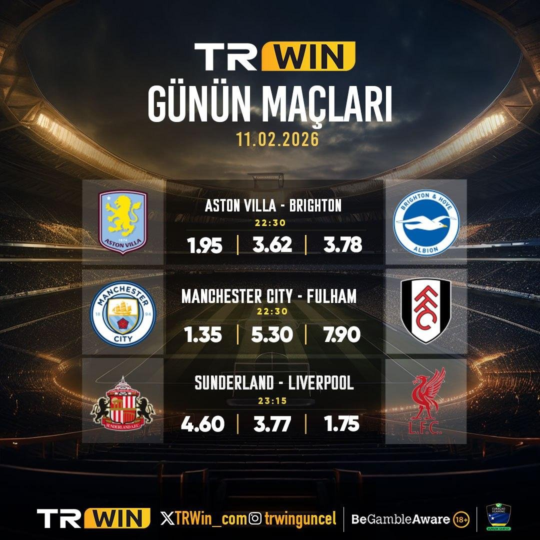 resmitrwinn's tweet photo. 🤩 Günün Öne Çıkan Karşılaşmaları ✅

👑 En Yüksek Oranlar ve En Avantajlı Bonuslarla Bahis Keyfi #TRWin'de ! 👑

✅ Lisanslı ve Güvenli Bahis Deneyimi #TRWin'de Seni Bekliyor⁉️

🇹🇷 Türkiye'nin En Çok Kazandıran Sitesi

✅Güncel Giriş:https://t.co/08WSWsCQ3y https://t.co/kAXSvaTYL4