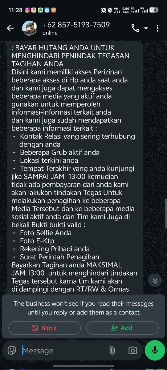 FarrelD3979's tweet photo. @PinjamYuk @AbahGaul666 @CCICPolri @kemkomdigi @PinjamYuk tolong dc ny diajarin akhlak, bisa dipidanakan https://t.co/QijIDg9rxG
