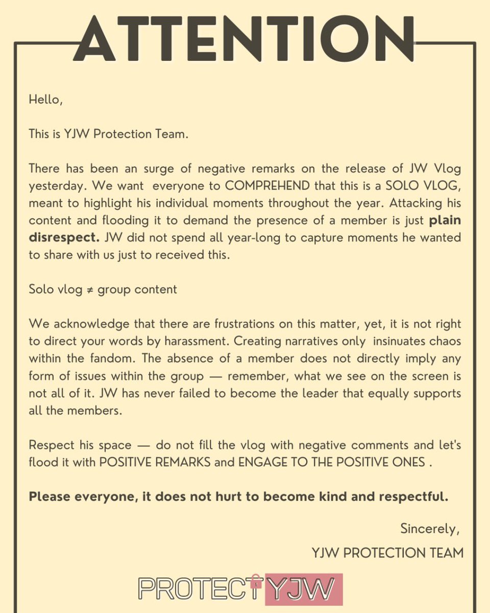 YJW Protection Team tweet media