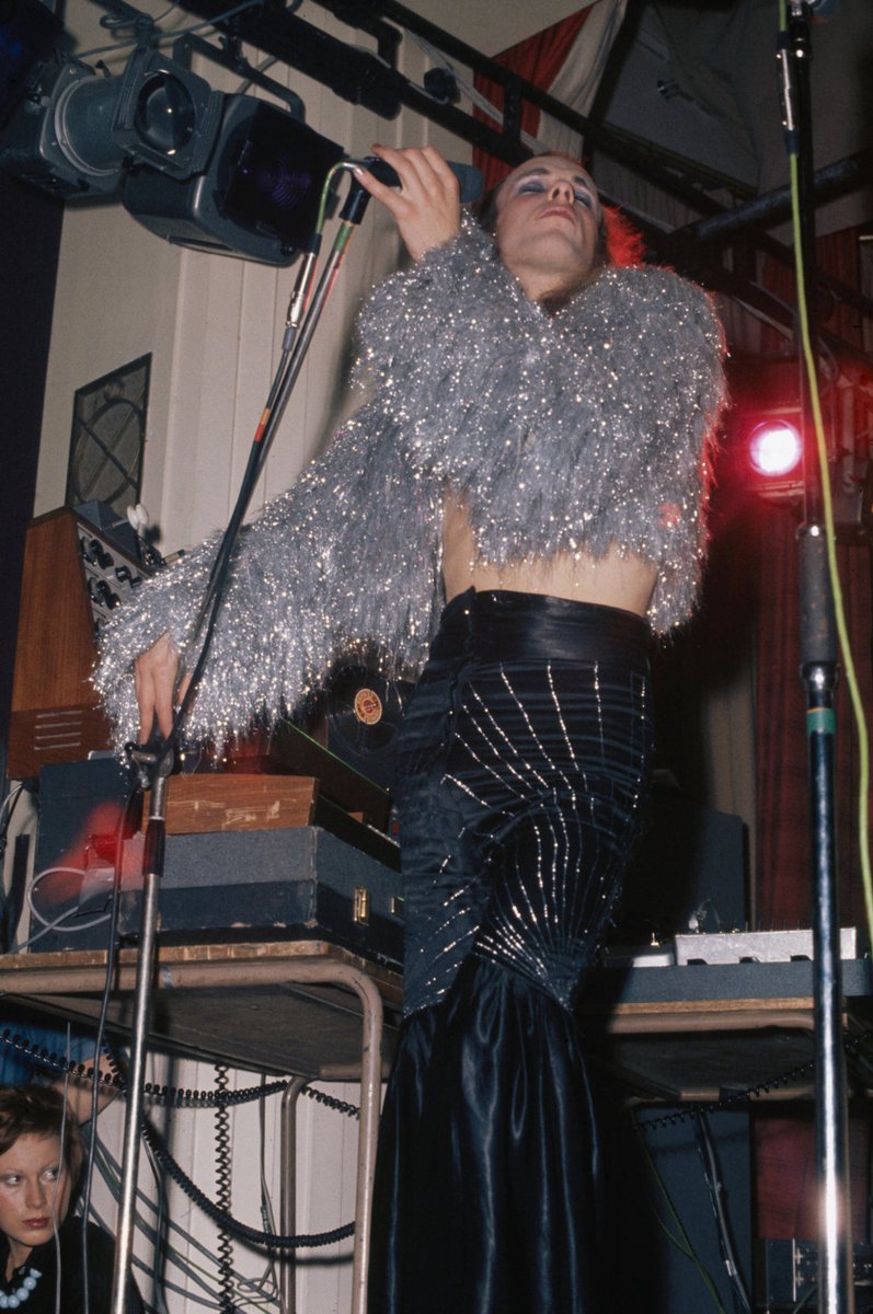 Brian Eno live with Roxy Music, 1973 by Anwar Hussein #glam