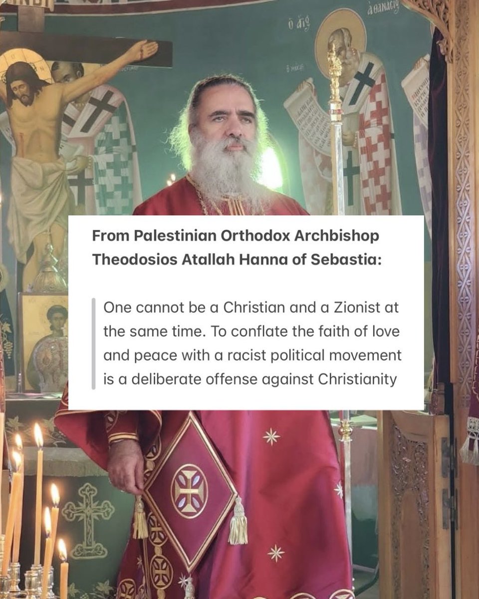 You CAN’T be Orthodox Christian and Zionist!