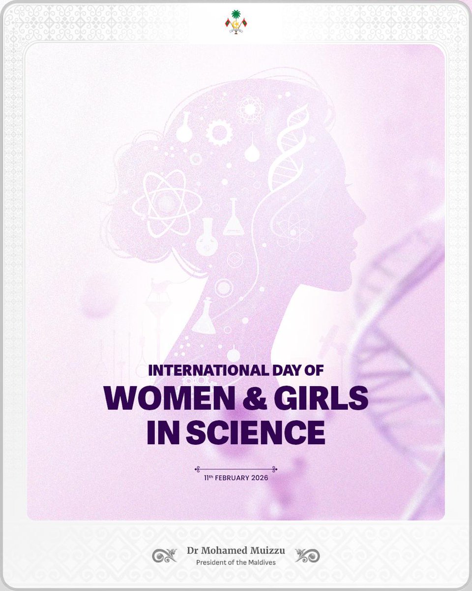 International Day of Women and Girls in Science reminds us of the vital role women play in advancing knowledge, from health and climate action to technology and innovation. Their contributions are truly irreplaceable. We are proud to see more girls in the Maldives pursuing STEM