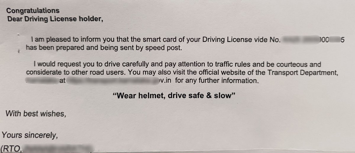 Recently, the Driving Licence of my Best Half Expired. Normally I used to call our agent and then get it done in RTO. The amount used to run into thousands, but work used to get done.

This time, since we are moving towards Vikasit Bharat, and we are Digital India, I thought of