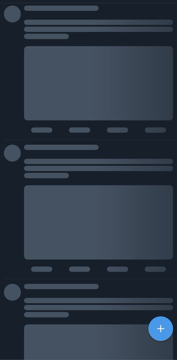 1週間前くらいからTLがずっとこんな感じで見れない🙃おすすめしか見れない。通知も来ないしでどないせい。