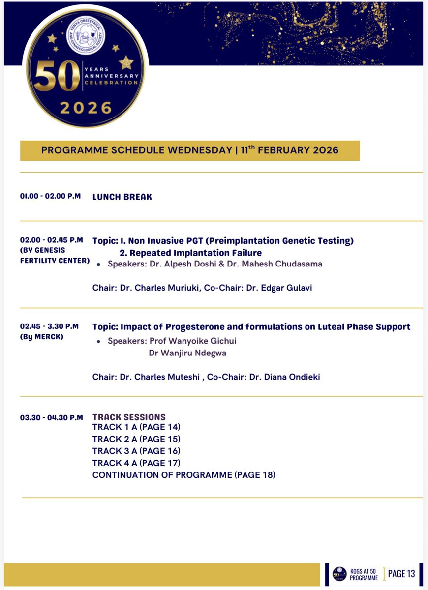 simonkigondu's tweet image. #KOGSat50
#KOGS@50

This morning’s session of @TheKOGSociety Annual Scientific Congress has kicked off.