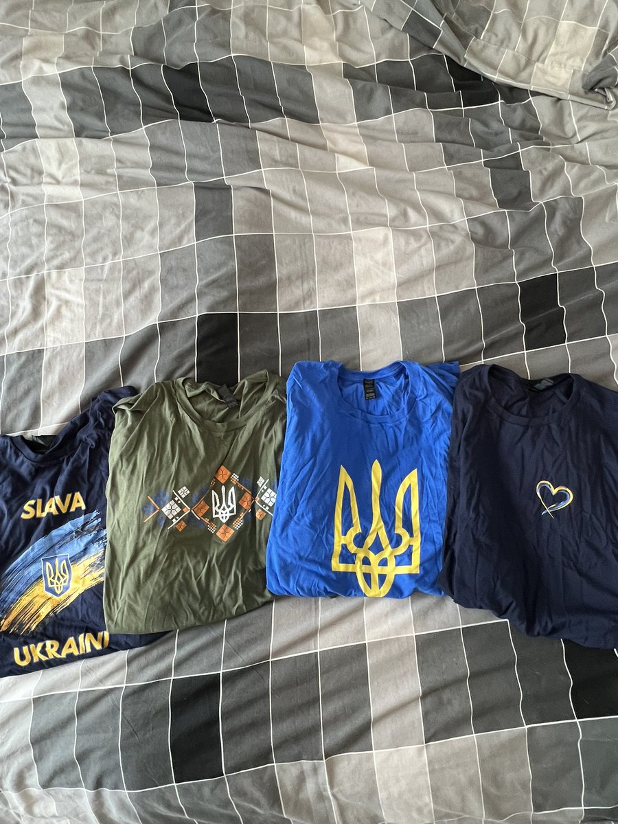 More Ukrainian tees, not all green this time 😂🇺🇦🇺🇦🇺🇦🇺🇦