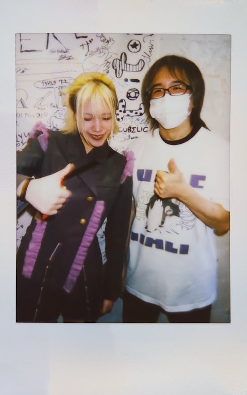 普通のチェキとは別にラン観月ランとサイン無しのツーショットチェキを