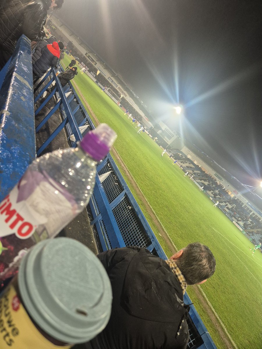 What a game! Up the bucks. 3-0 win on a wet Tuesday night