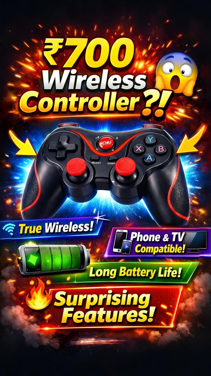 terabytes_14's tweet photo. This is really crazy controller 

Here is the link :- https://t.co/tiIxfJJR0D

#cheapcontroller #gaming #GamingCommunity #gamingcontroller #controller #gamepad #GamePad https://t.co/nwVh4HYMRa