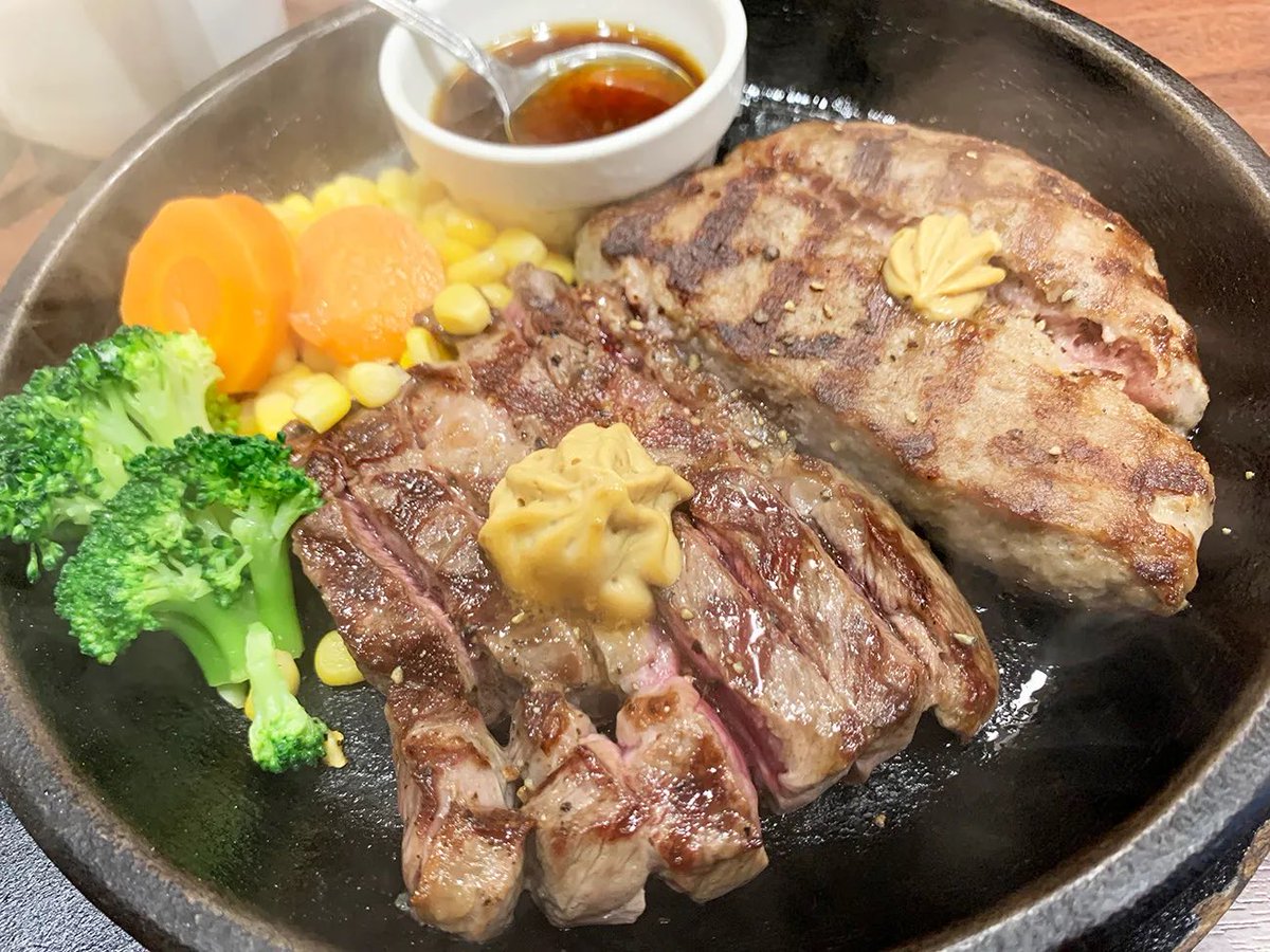 寒いのと先輩に負けないよう、肉食べました。