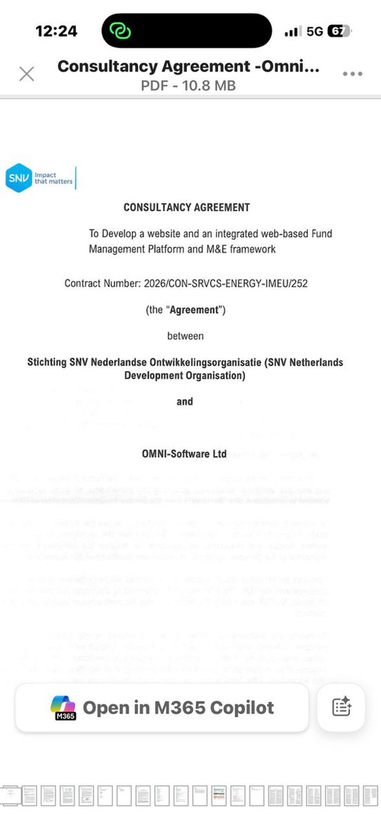 omnisoftwareug's tweet photo. Proud to continue our partnership with SNV Netherlands Development Organisation.

Omni Software Ltd will deliver a new website, an integrated Fund Management Platform, and a full M&amp;E Framework—advancing digital innovation and impact-driven development. https://t.co/S5RIjGlb1i