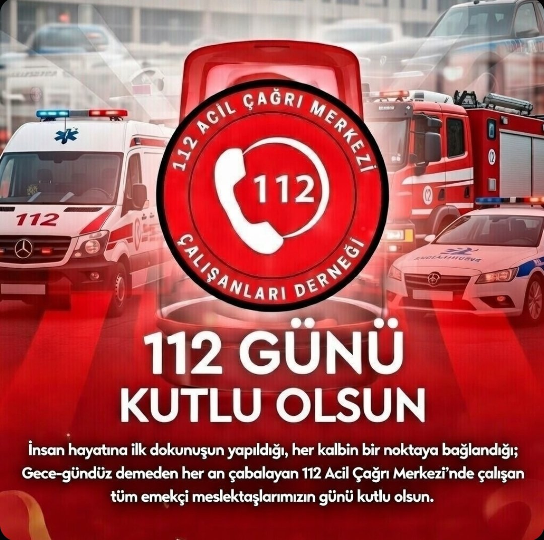 112acmder's tweet photo. İnsan hayatına ilk dokunuşun yapıldığı, her kalbin bir noktaya bağlandığı; Gece-gündüz demeden her an çabalayan 112 Acil Çağrı Merkezi'nde çalışan tüm emekçi meslektaşlarımızın 112 Günü Kutlu Olsun. 🚨 https://t.co/wxVReyioDj