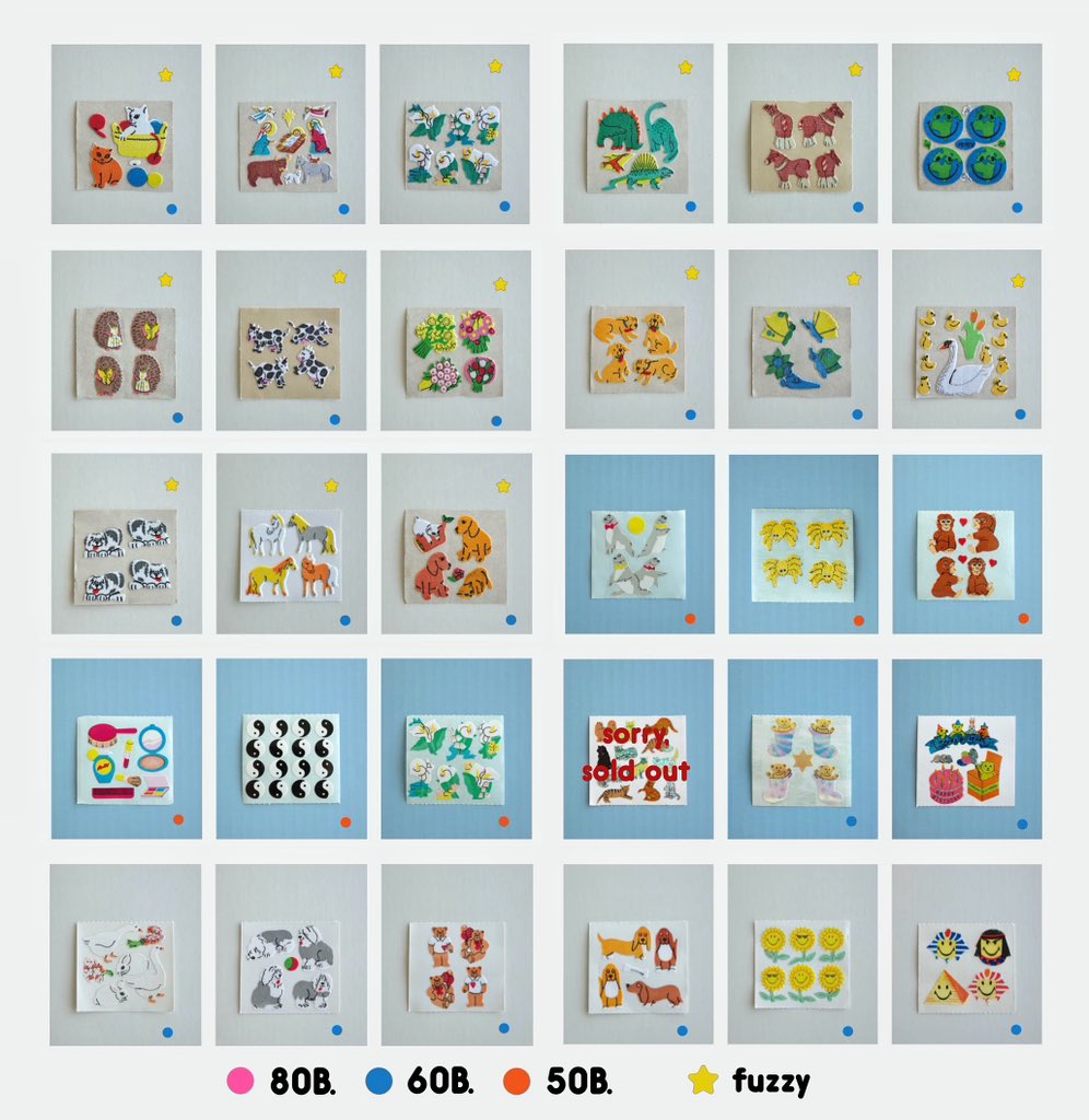 สตก sandylion แบ่งจากโรล 💘 แบบเนื้อธรรมดา กำมะหยี่ ใครสนใจหรือตามหาลายไหนอยู่พรีออเดอร์ได้ค่ะ หาเพื่อนร่วมชิปปิ้ง✈️ สนใจ dm/ lin.ee/c8nBq0g

☆
ค่าจัดส่งปณ.40/60 ยอด1,000 ส่งฟรีemsค่ะ
จัดส่งหลังวันที่ 25/02