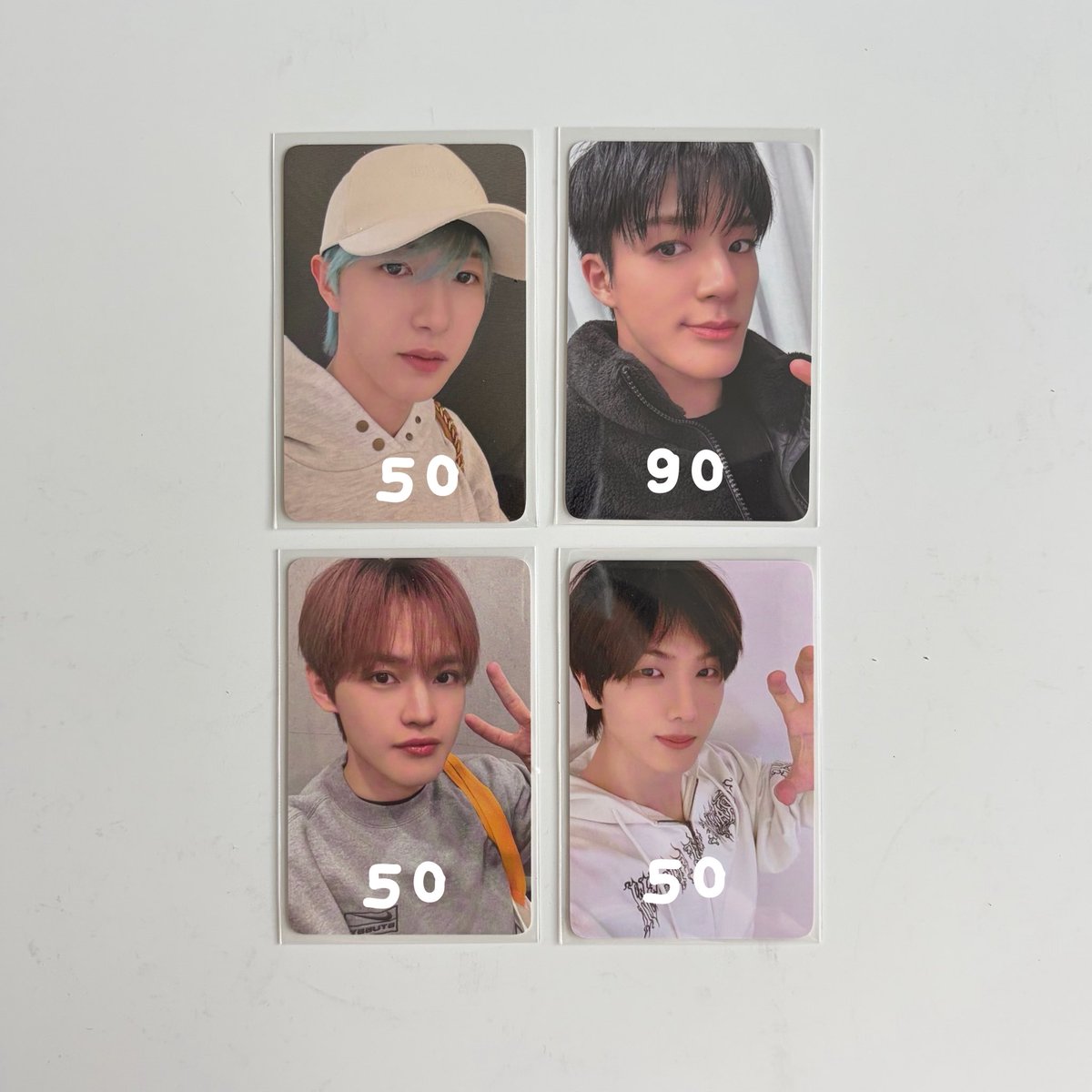 pls rt🐰

พร้อมส่ง 🩵
การ์ด beat it up everline 🥊
เจโน่ — 90
เหรินจวิ้น/อินจุน เฉินเล่อ จีซอง — 50
ค่าส่ง 30/45

#ตลาดนัดnct #ตลาดนัดnctdream