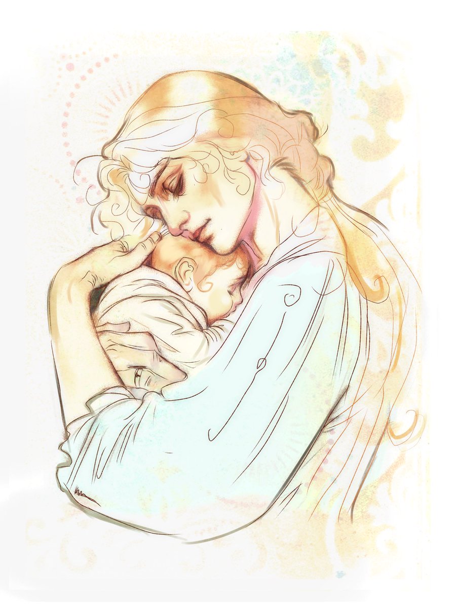 sypha and her son #Castlevania