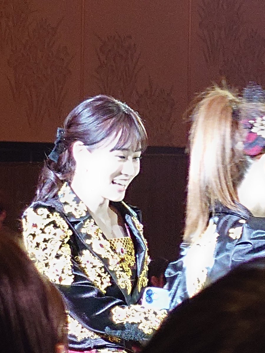 2回目のディナーショーでも緊張しすぎて一緒に写真撮れず…あっちゃんが