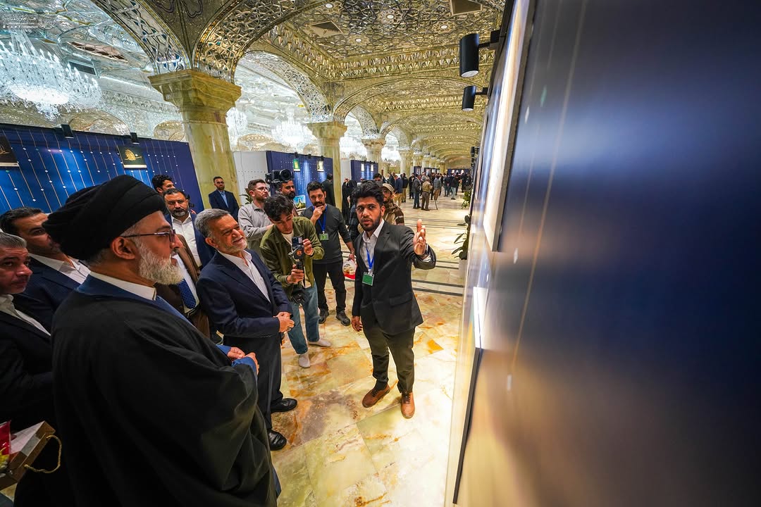 kadomalkhersan's tweet photo. شاركتُ في ملتقى ثقافة الانتظار في العتبة العلوية المقدسة، الذي أُقيم بالتعاون مع مؤسسة قاف للفن والإعلام، ب��ضور 60 فناناً من 14 دولة، وتحدثتُ عن دور الفنون التشكيلية والتقنيات الحديثة في تعزيز الوعي المهدوي وصناعة خطاب بصري هادف. #العتبة_العلوية_المقدسة
#مؤسسة_قاف_للفن_والإعلام https://t.co/Osym3pXnoU